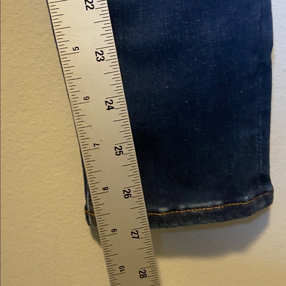 Abercrombie Simone High Rise Super Skinny Jeans NWT 26 SHORT 2S Blue Distressed - Picture 16 of 17
